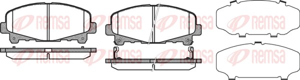 Brake Pad Set, disc brake (1390.02)