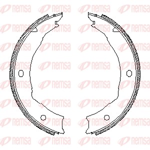 Brake Shoe, parking brake (4717.01)