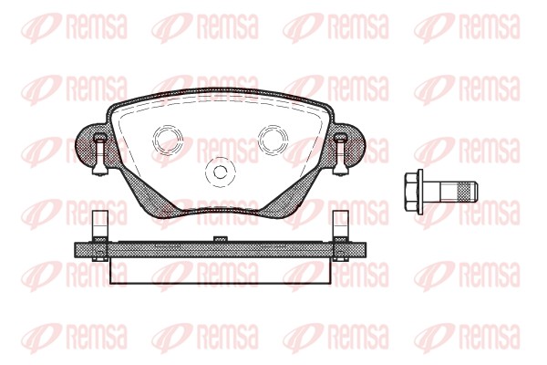 Brake Pad Set, disc brake (0777.00)