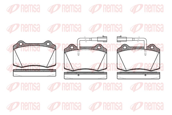 Brake Pad Set, disc brake (0434.32)