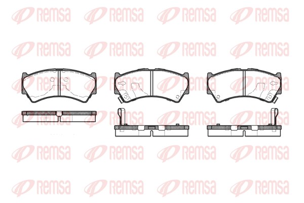 Brake Pad Set, disc brake (0592.52)