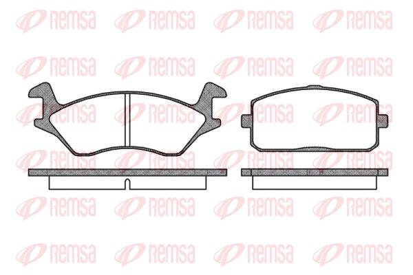 Brake Pad Set, disc brake (0105.00)