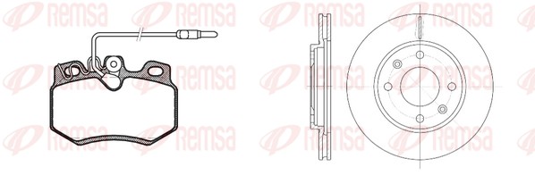 Brake Kit, disc brake (8170.03)