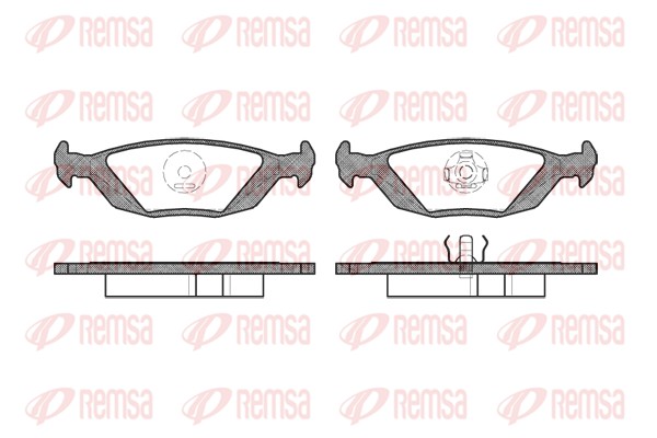 Brake Pad Set, disc brake (0155.20)