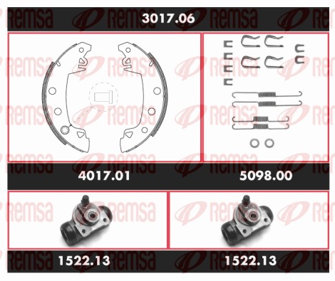 Brake Kit, drum brake (3017.06)