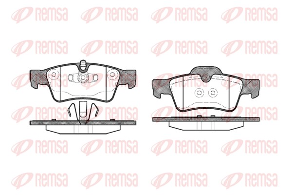 Brake Pad Set, disc brake (0991.10)