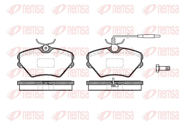 Brake Pad Set, disc brake (0485.02)