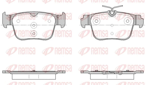 Brake Pad Set, disc brake (1945.00)