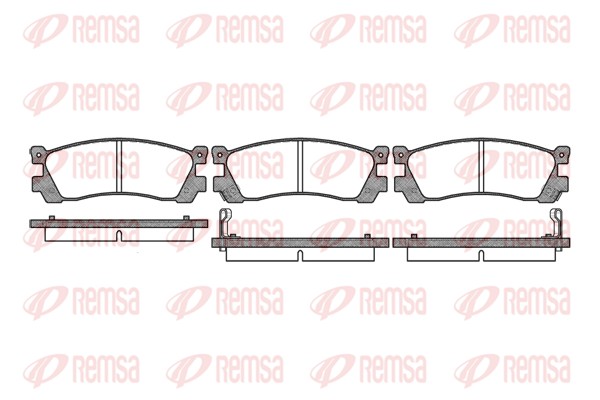 Brake Pad Set, disc brake (0399.12)