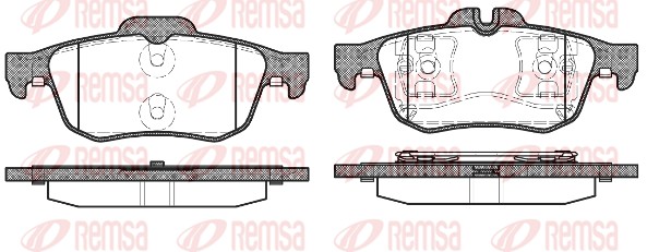 Brake Pad Set, disc brake (0842.60)