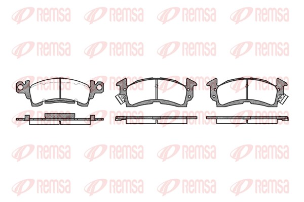 Brake Pad Set, disc brake (0510.00)