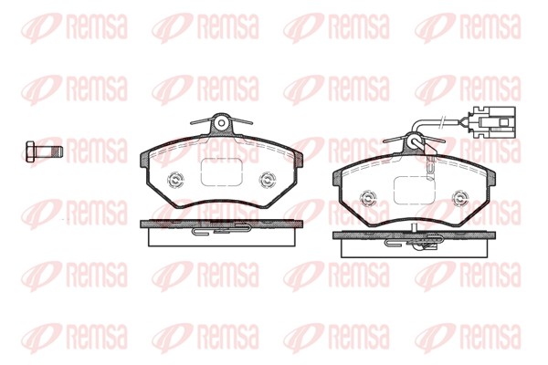 Brake Pad Set, disc brake (0134.62)