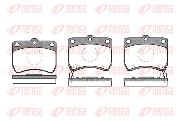 Brake Pad Set, disc brake (0271.02)