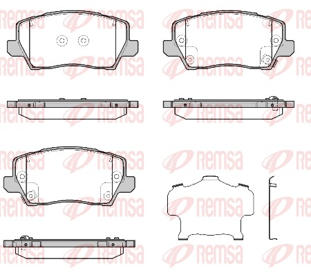 Brake Pad Set, disc brake (1803.02)