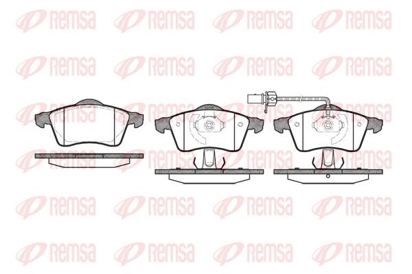 Brake Pad Set, disc brake (0618.01)