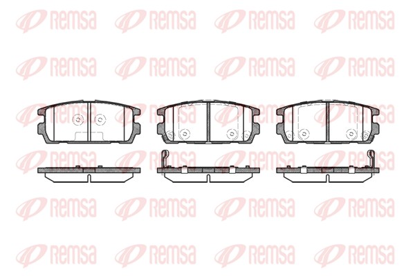 Brake Pad Set, disc brake (0877.02)