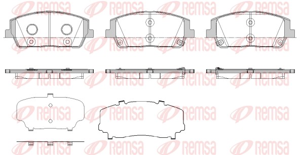 Brake Pad Set, disc brake (1880.02)