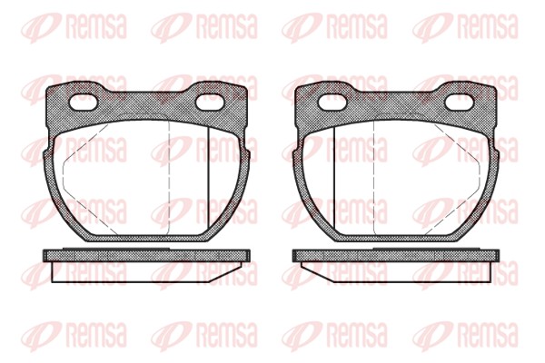 Brake Pad Set, disc brake (0584.00)
