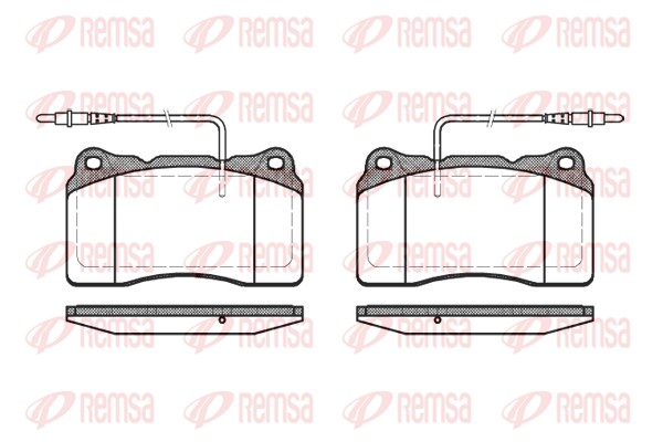Brake Pad Set, disc brake (0666.14)
