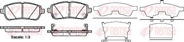 Brake Pad Set, disc brake (1281.02)
