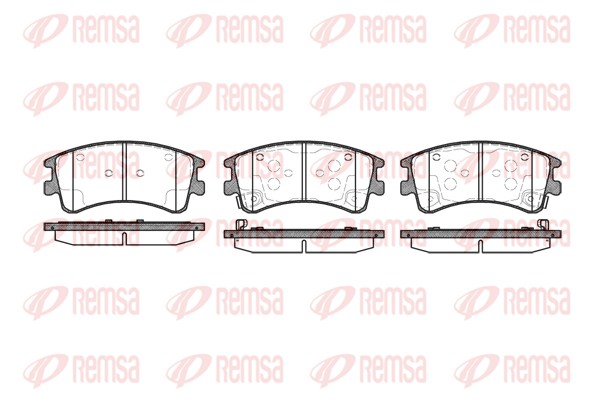 Brake Pad Set, disc brake (0970.02)