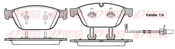 Brake Pad Set, disc brake (1443.02)