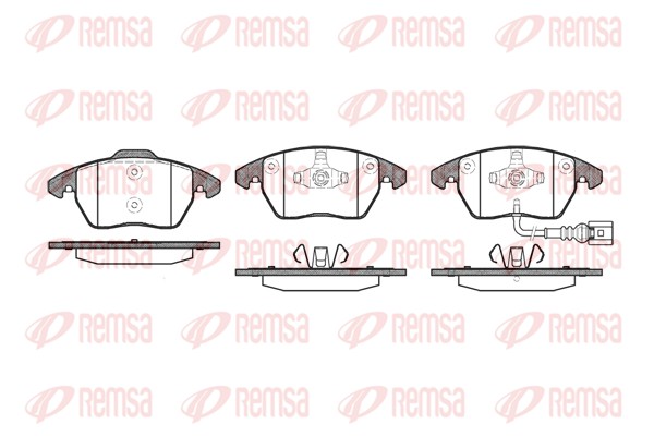 Brake Pad Set, disc brake (1030.01)