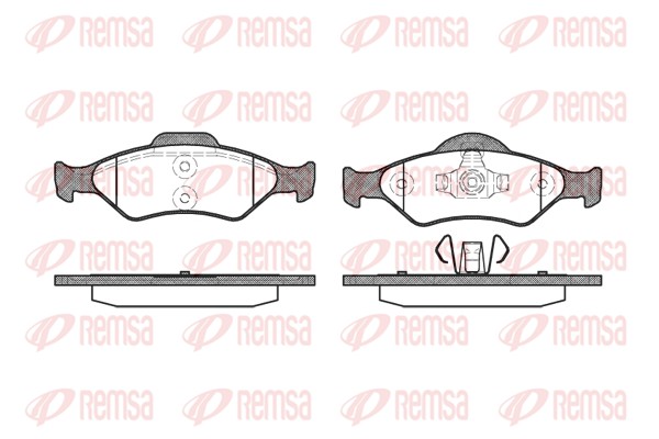Brake Pad Set, disc brake (0765.00)