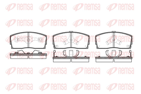 Brake Pad Set, disc brake (0254.02)