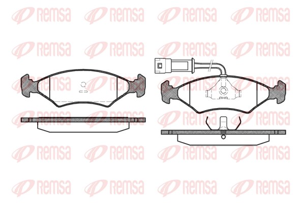 Brake Pad Set, disc brake (0119.22)
