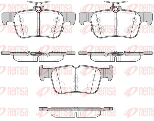 Brake Pad Set, disc brake (1551.12)