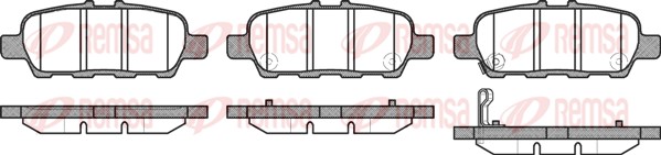 Brake Pad Set, disc brake (0876.31)