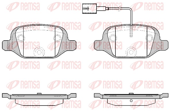 Brake Pad Set, disc brake (0727.12)