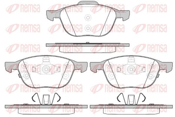 Brake Pad Set, disc brake (1082.12)