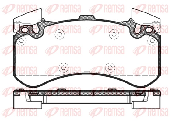 Brake Pad Set, disc brake (1463.00)