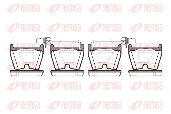 Brake Pad Set, disc brake (0896.02)