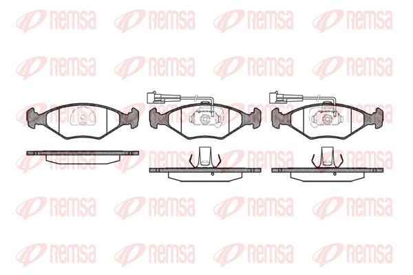Brake Pad Set, disc brake (0281.42)
