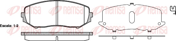 Brake Pad Set, disc brake (1225.02)