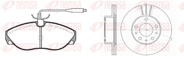 Brake Kit, disc brake (8486.01)