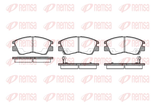 Brake Pad Set, disc brake (0275.02)