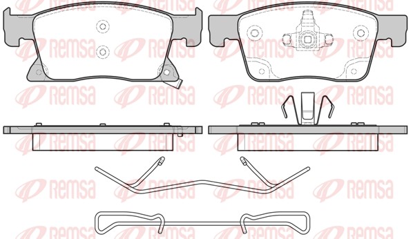 Brake Pad Set, disc brake (1679.02)
