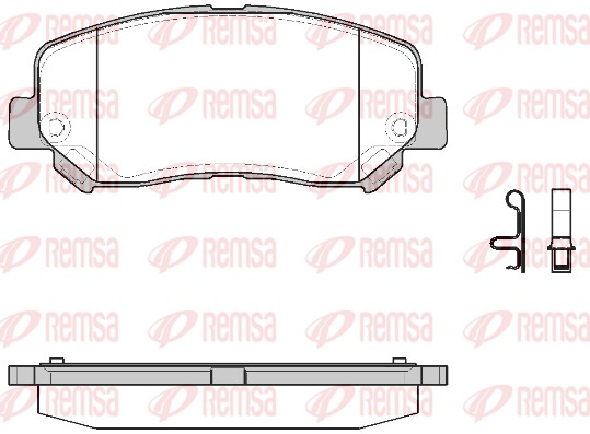 Brake Pad Set, disc brake (1513.22)