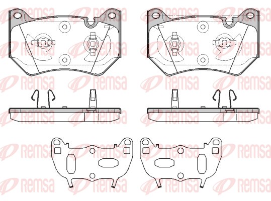 Brake Pad Set, disc brake (1839.10)
