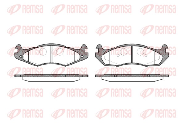 Brake Pad Set, disc brake (0463.00)