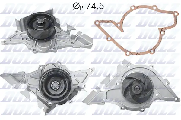 Water Pump, engine cooling (A195)