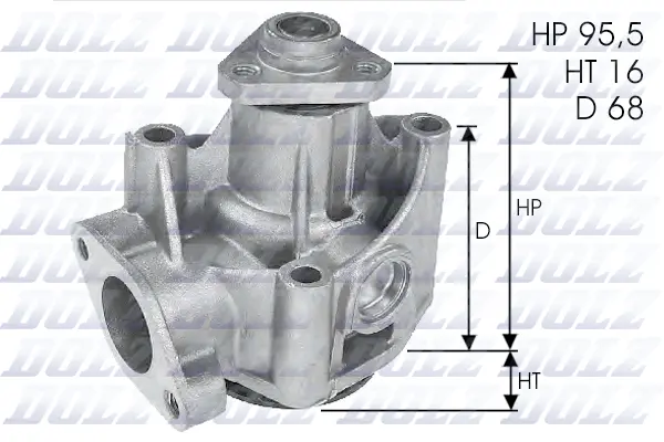 Water Pump, engine cooling (L135)