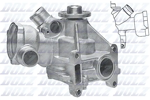 Water Pump, engine cooling (M174)