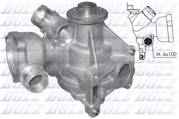 Water Pump, engine cooling (M177)