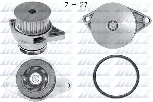 Water Pump, engine cooling (A188)