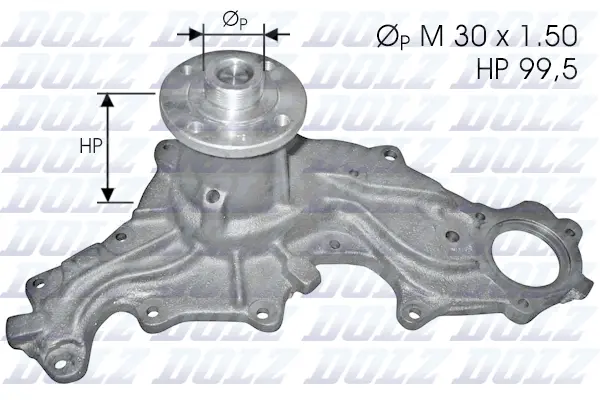 Water Pump, engine cooling (F120)
